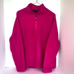 The Outfitters by Land’s End pink fleece, size med